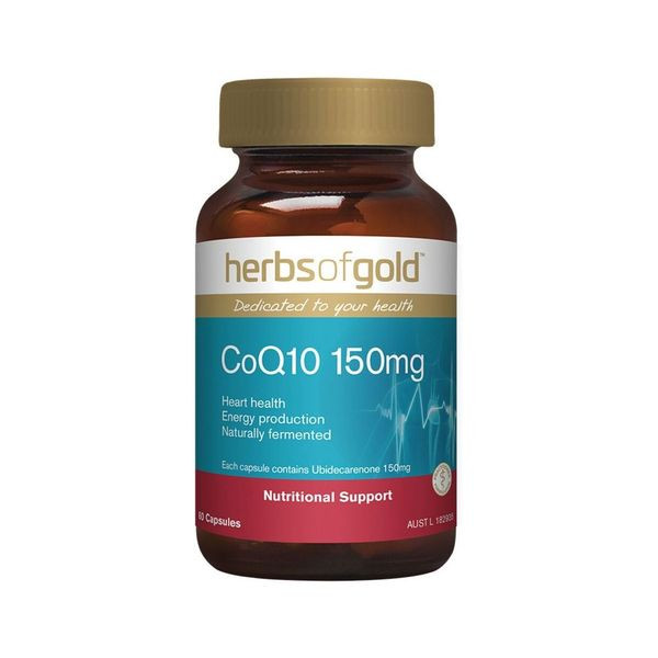 Herbs Of Gold Coq10 150mg 60 Capsules