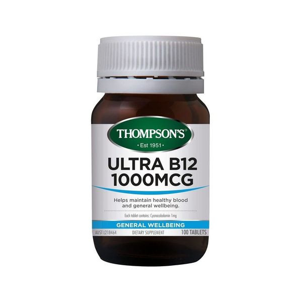 Thompsons Ultra B12 1000mcg 100 Tablets