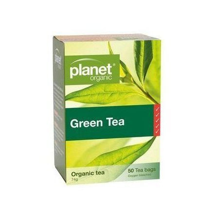 Planet Organic Green Tea 50 Tea Bags