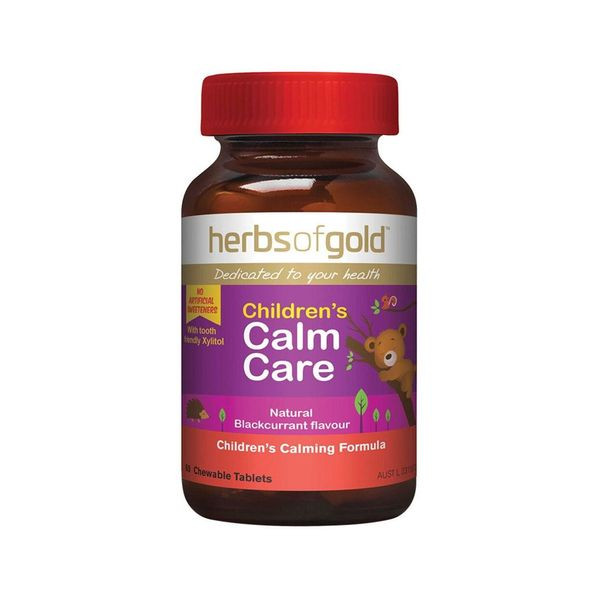 Herbs Of Gold Childrens Calm Care Chewable 60 Tablets