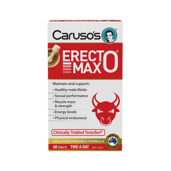 Carusos Health ErectOMax 60 Tablets