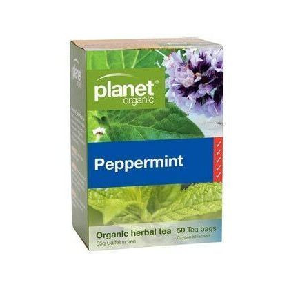 Planet Organic Peppermint 50 Tea Bgs