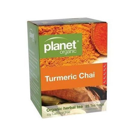 Planet Organic Turmeric Chai 25 Tea Bags