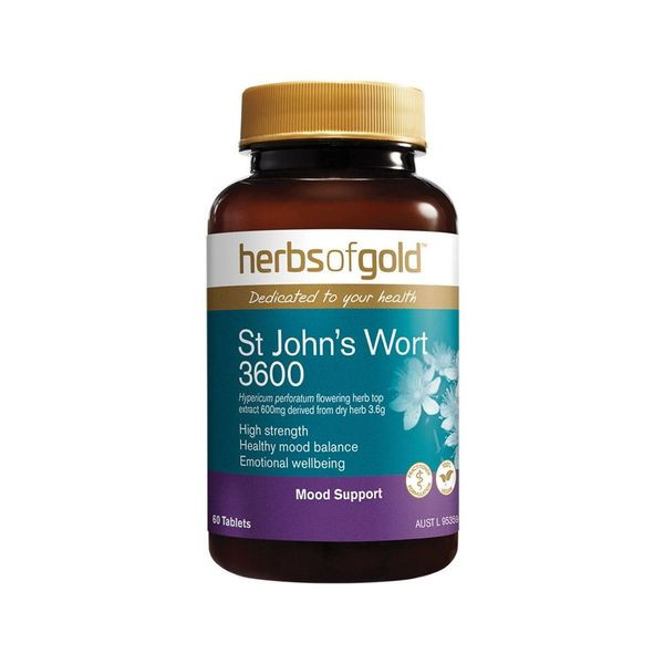 Herbs Of Gold St Johns Wort 3600 60 Tablets