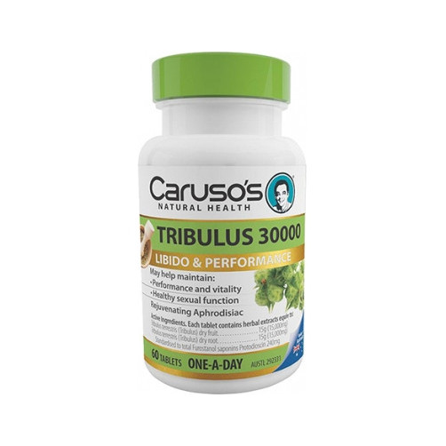 Carusos Health Tribulus 30000 60 Tablets