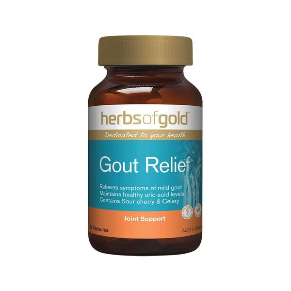 Herbs Of Gold Gout Relief 60 Vege Capsules