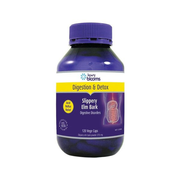 Blooms Slippery Elm 375mg 120 Capsules