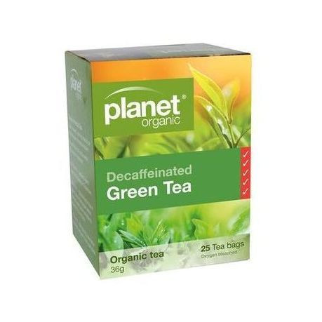 Planet Organic Decaf Green Tea 25 Tea Bags