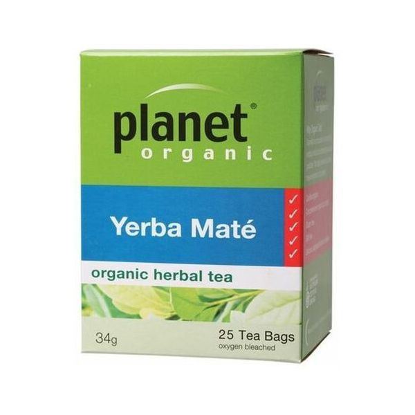Planet Organic Yerba Maté 25 Tea Bags