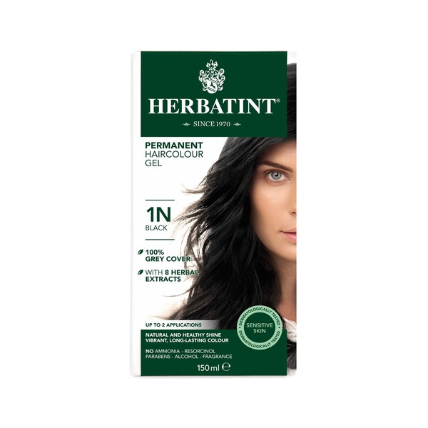 Herbatint 1n Black Colour 150ml