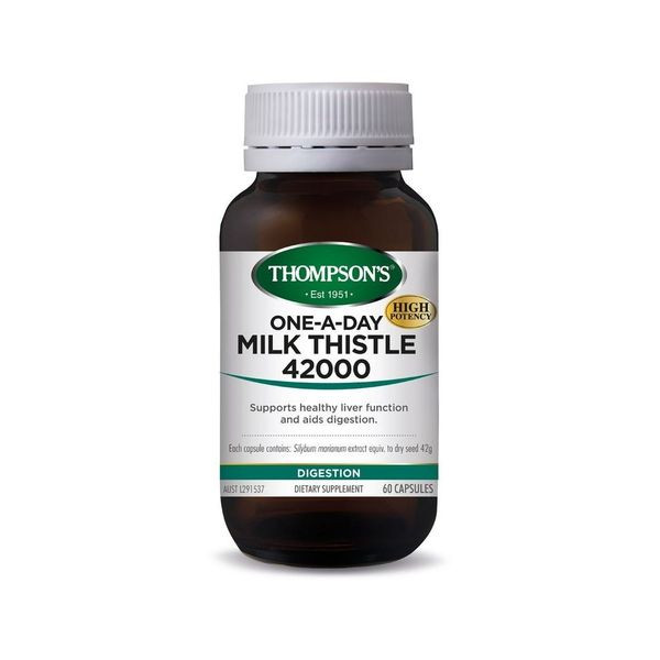 Thompsons Milk Thistle 42000mg 60 Capsules