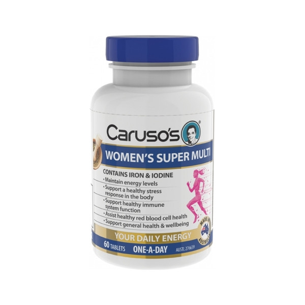 Carusos Health Womens Super Multi 60 Tablets