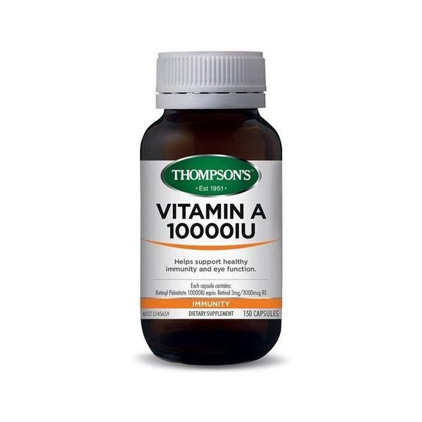 Thompsons Vitamin A 10000iu 150 Capsules