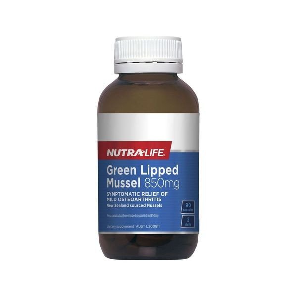 Nutralife Green Lipped Mussel 850mg 90 Capsules